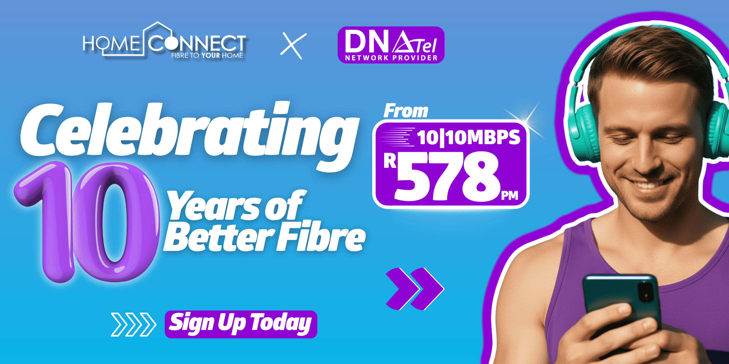 Get connected at blazing speeds